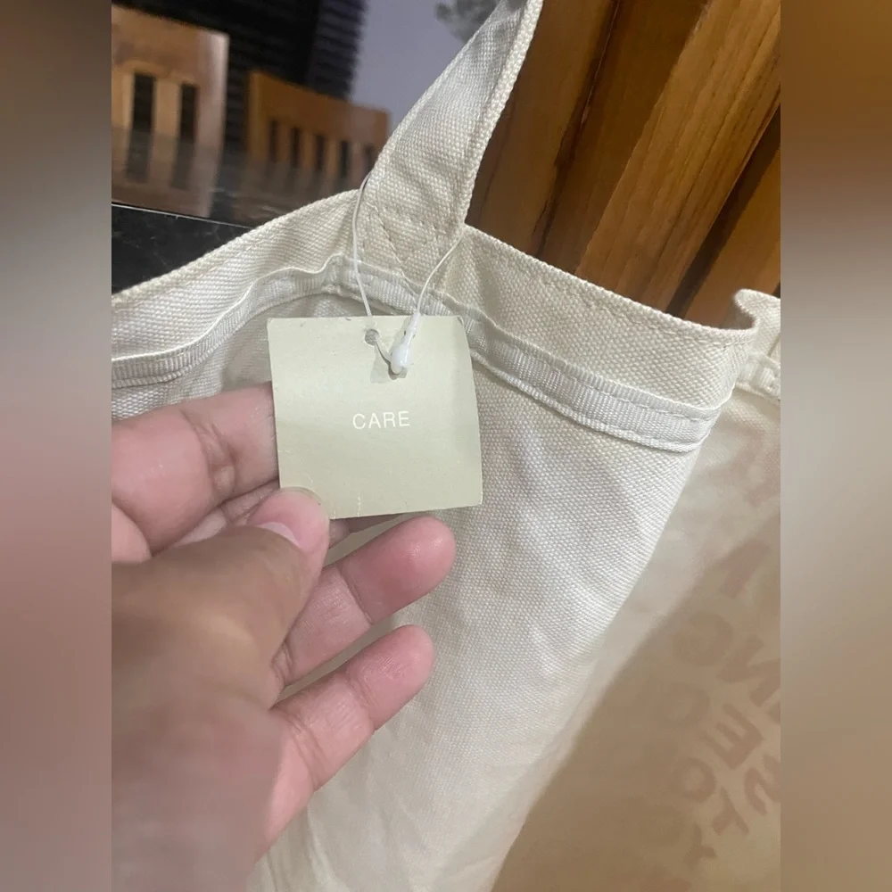 Uniqlo canvas tote. Ag. New with tag. - Picture 3 of 5